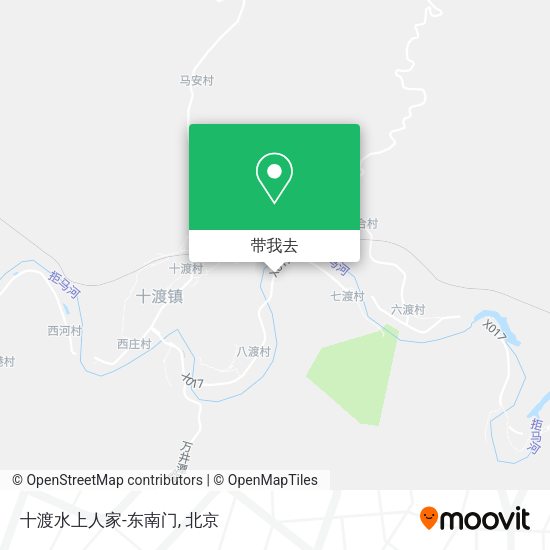 十渡水上人家-东南门地图