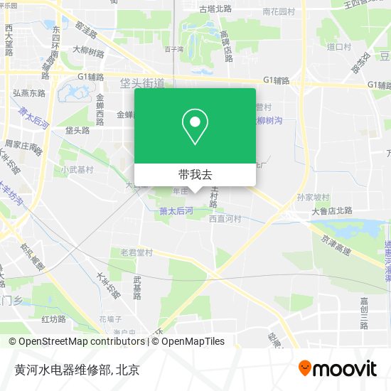 黄河水电器维修部地图