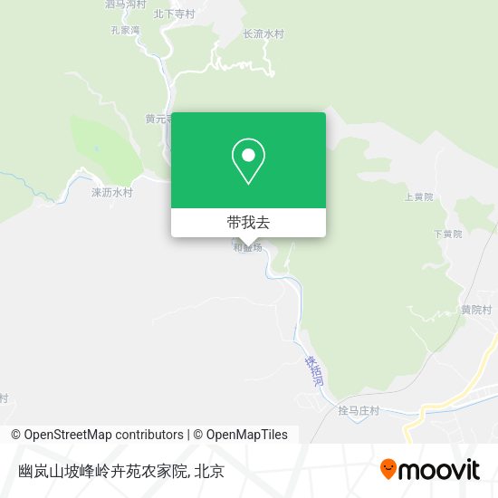 幽岚山坡峰岭卉苑农家院地图