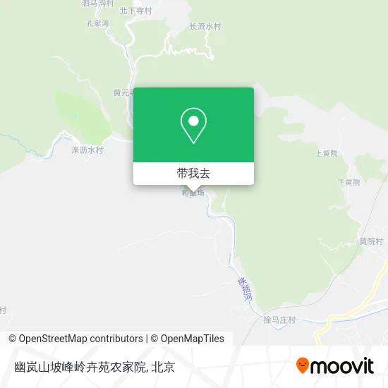 幽岚山坡峰岭卉苑农家院地图