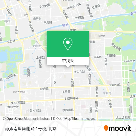 静淑南里翰澜庭-1号楼地图