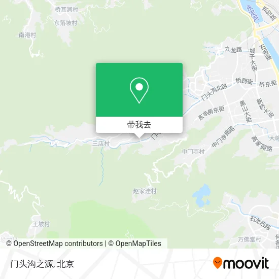 门头沟之源地图