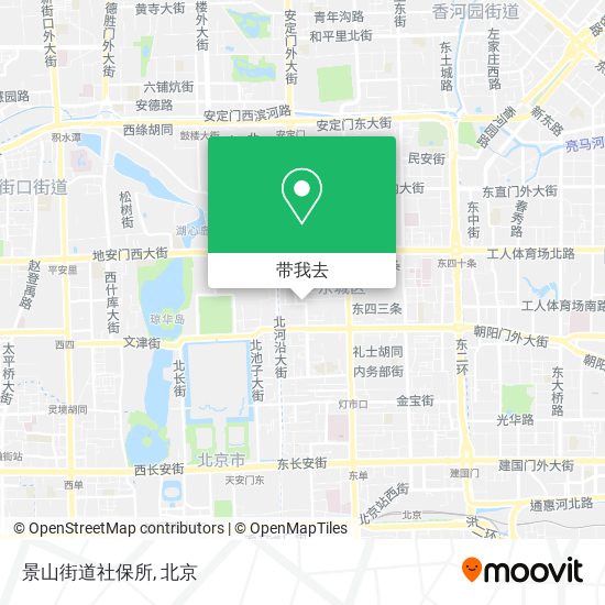景山街道社保所地图