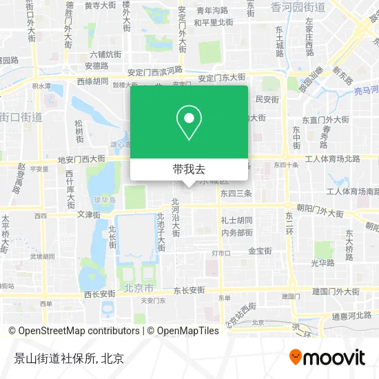 景山街道社保所地图