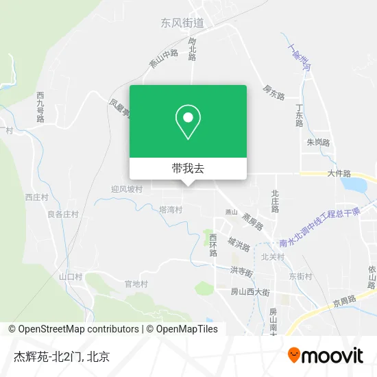 杰辉苑-北2门地图