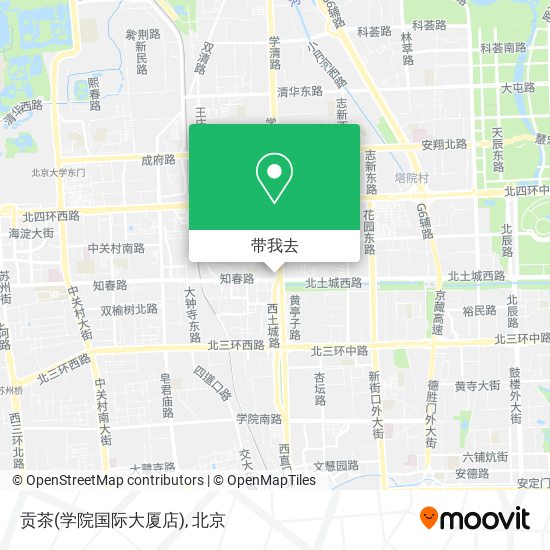 贡茶(学院国际大厦店)地图