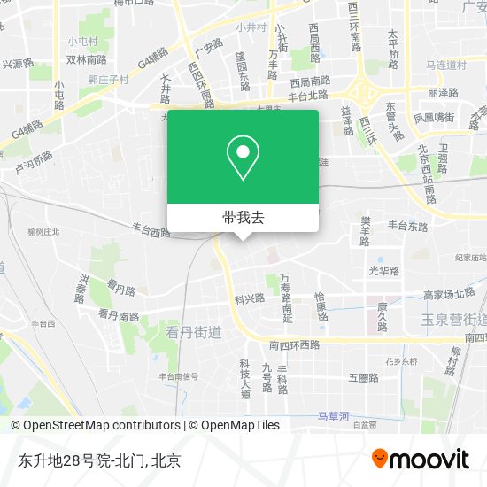 东升地28号院-北门地图