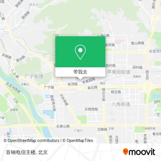首钢电信主楼地图