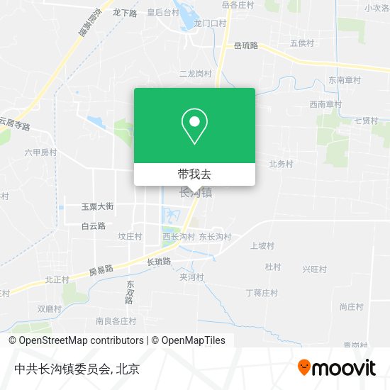 中共长沟镇委员会地图