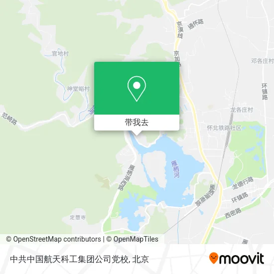 中共中国航天科工集团公司党校地图