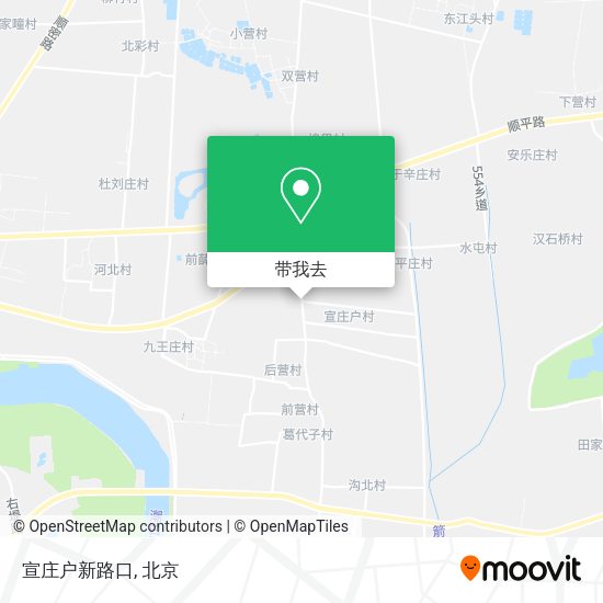 宣庄户新路口地图