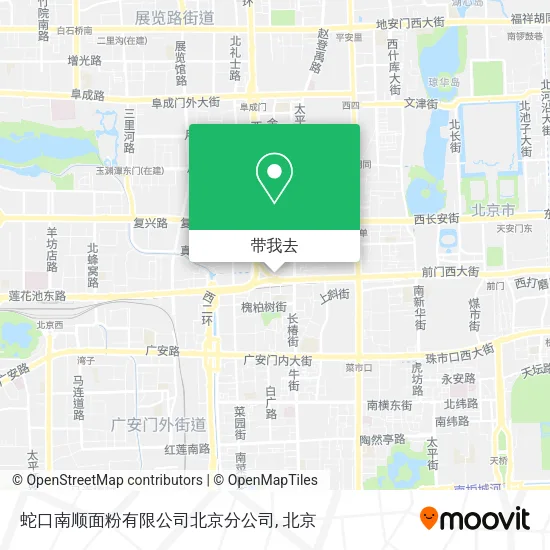 蛇口南顺面粉有限公司北京分公司地图