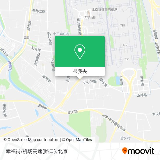 幸福街/机场高速(路口)地图