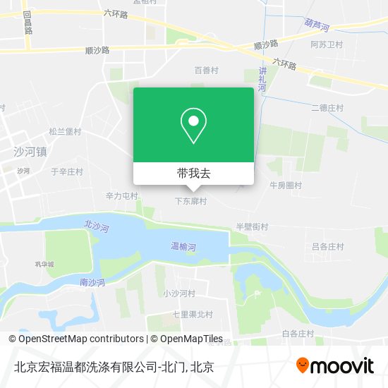 北京宏福温都洗涤有限公司-北门地图