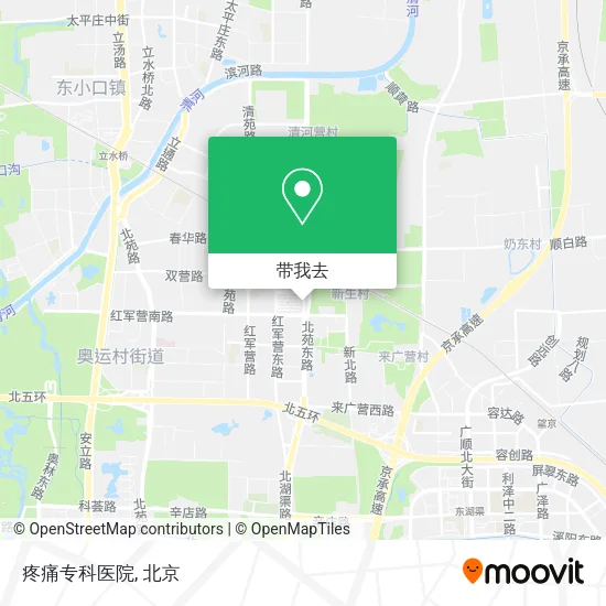 疼痛专科医院地图