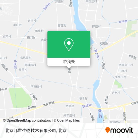 北京邦世生物技术有限公司地图