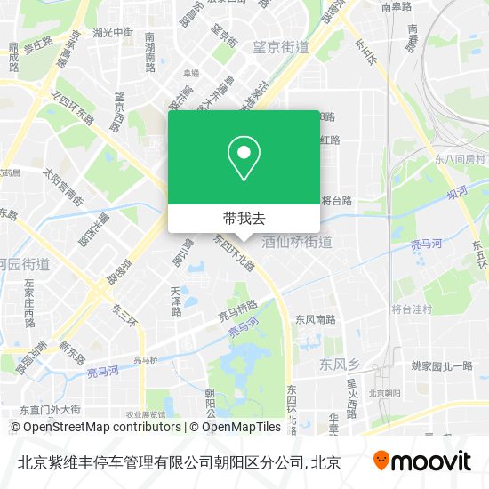 北京紫维丰停车管理有限公司朝阳区分公司地图