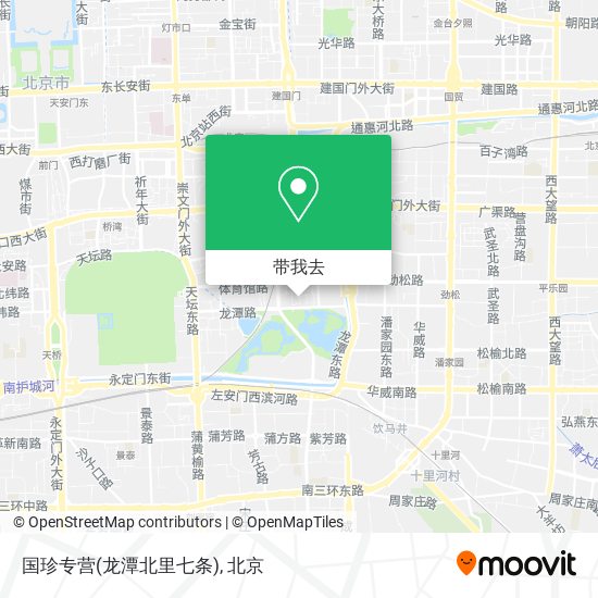 国珍专营(龙潭北里七条)地图