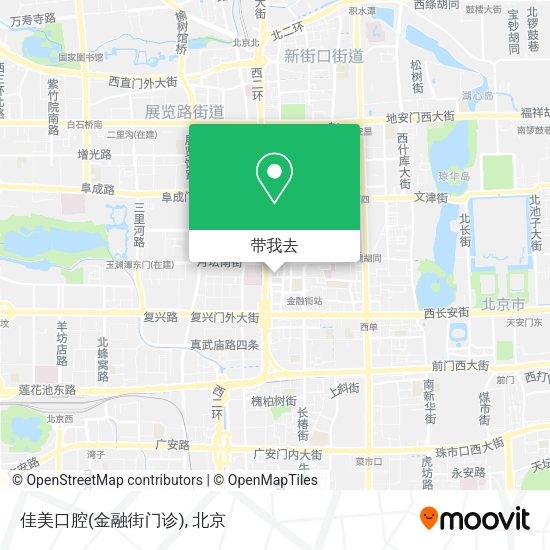 佳美口腔(金融街门诊)地图