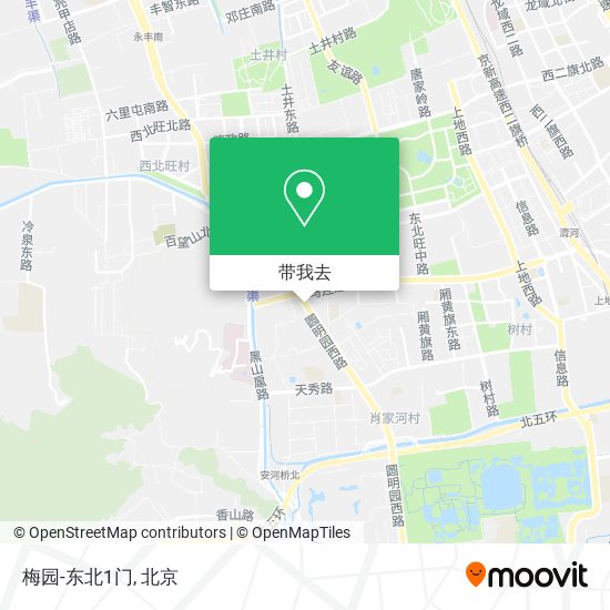 梅园-东北1门地图