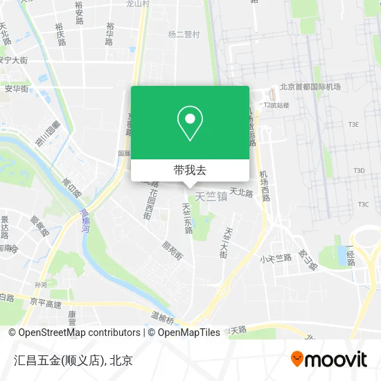 汇昌五金(顺义店)地图