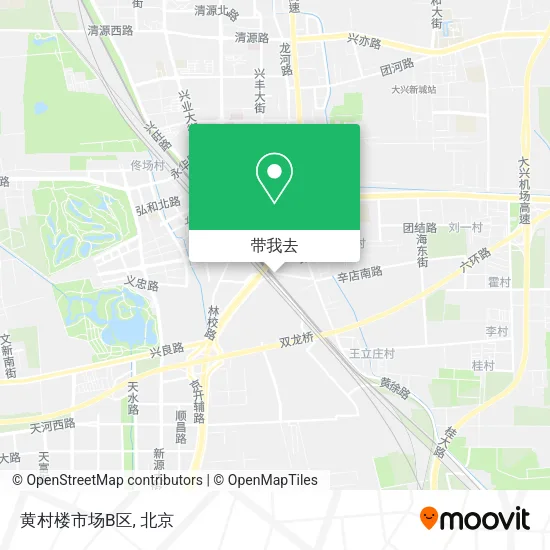 黄村楼市场B区地图