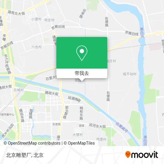 北京雕塑厂地图