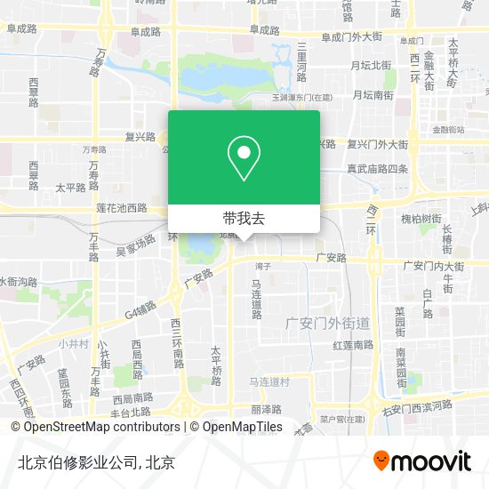 北京伯修影业公司地图