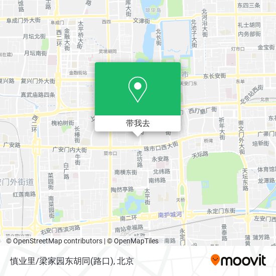 慎业里/梁家园东胡同(路口)地图