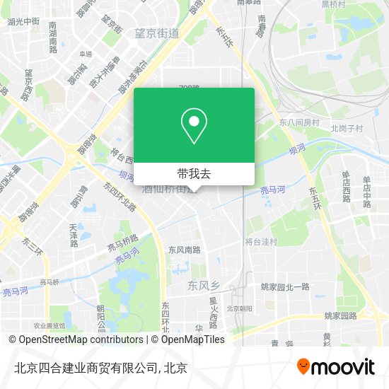 北京四合建业商贸有限公司地图