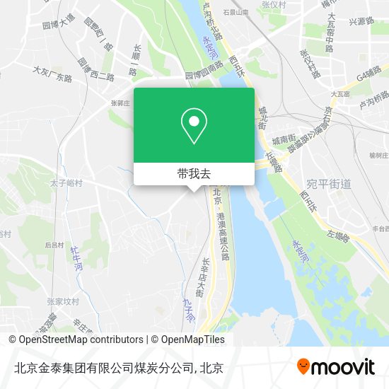 北京金泰集团有限公司煤炭分公司地图