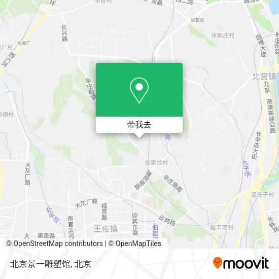 北京景一雕塑馆地图