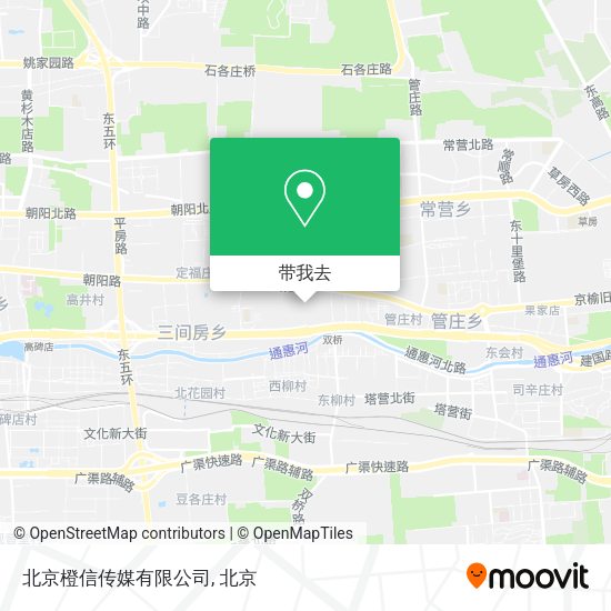 北京橙信传媒有限公司地图