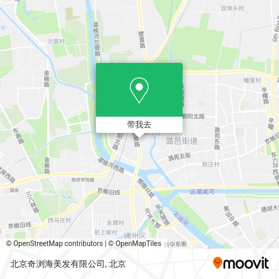 北京奇浏海美发有限公司地图
