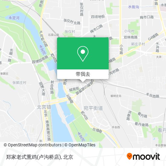 郑家老式熏鸡(卢沟桥店)地图