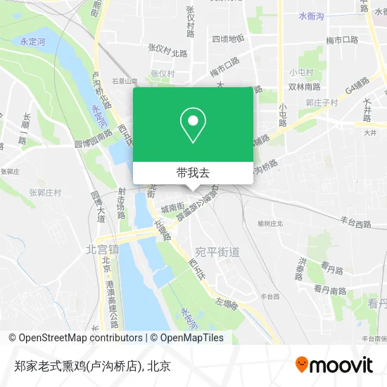 郑家老式熏鸡(卢沟桥店)地图