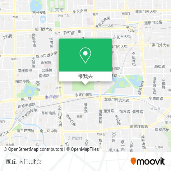 圜丘-南门地图