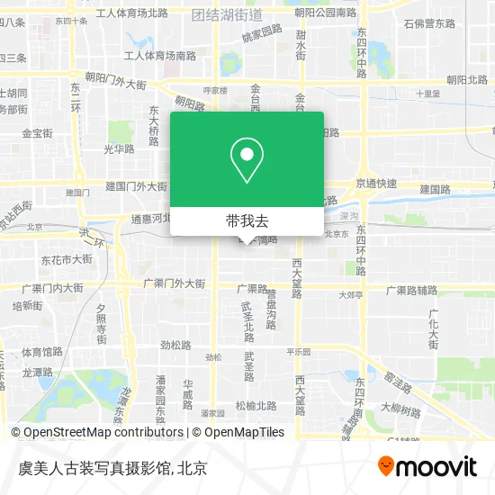 虞美人古装写真摄影馆地图