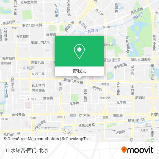 山水铂宫-西门地图