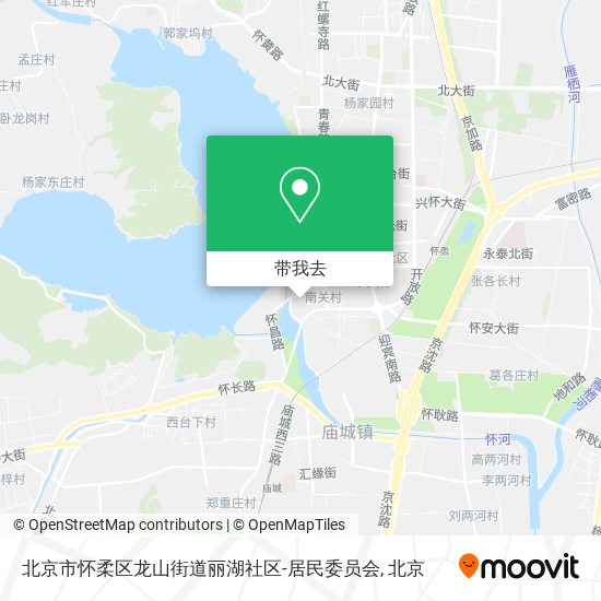 北京市怀柔区龙山街道丽湖社区-居民委员会地图