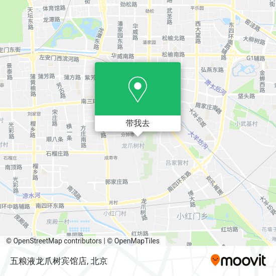 五粮液龙爪树宾馆店地图