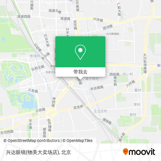 兴达眼镜(物美大卖场店)地图