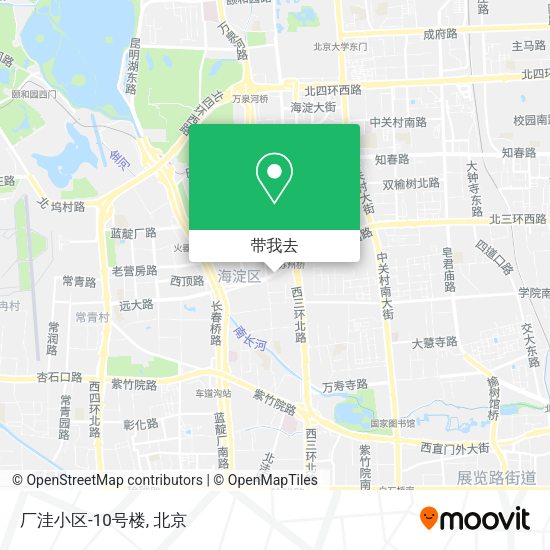 厂洼小区-10号楼地图