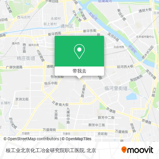 核工业北京化工冶金研究院职工医院地图