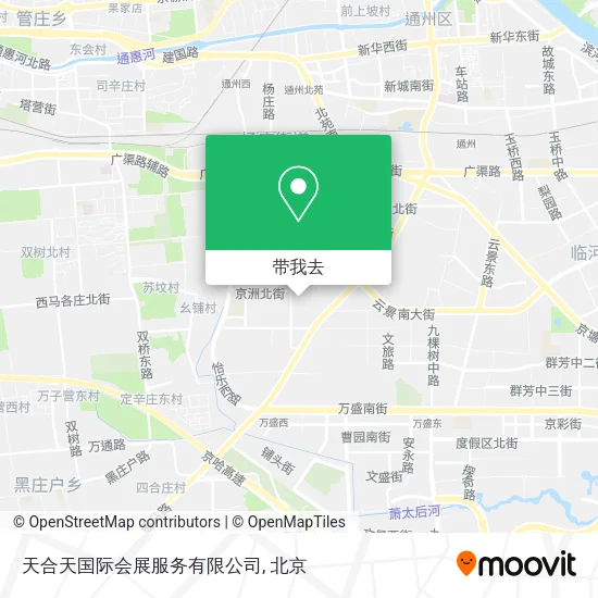 天合天国际会展服务有限公司地图