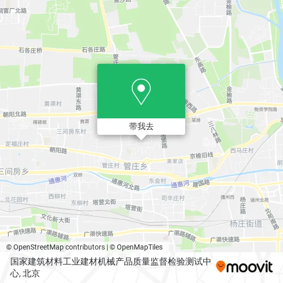 国家建筑材料工业建材机械产品质量监督检验测试中心地图