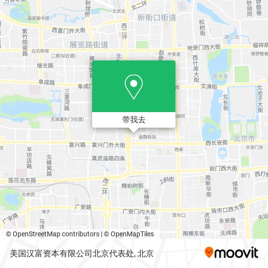 美国汉富资本有限公司北京代表处地图