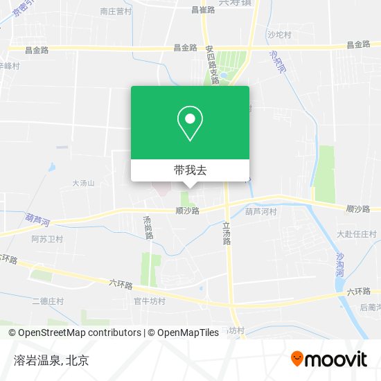 溶岩温泉地图