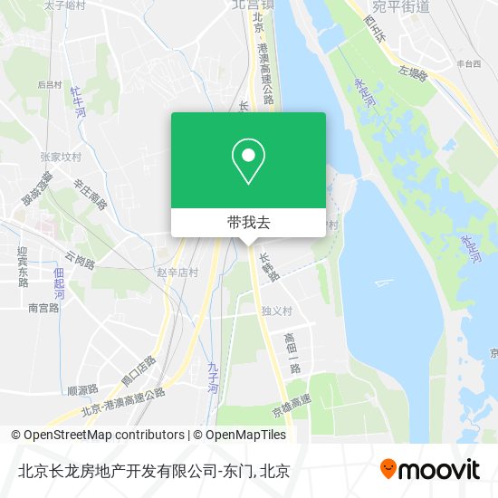 北京长龙房地产开发有限公司-东门地图