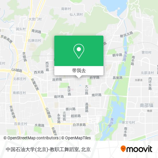 中国石油大学(北京)-教职工舞蹈室地图
